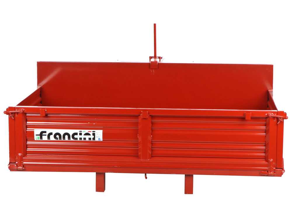 Francini P 150 — Benne basculante 3 ridelles ouvrantes