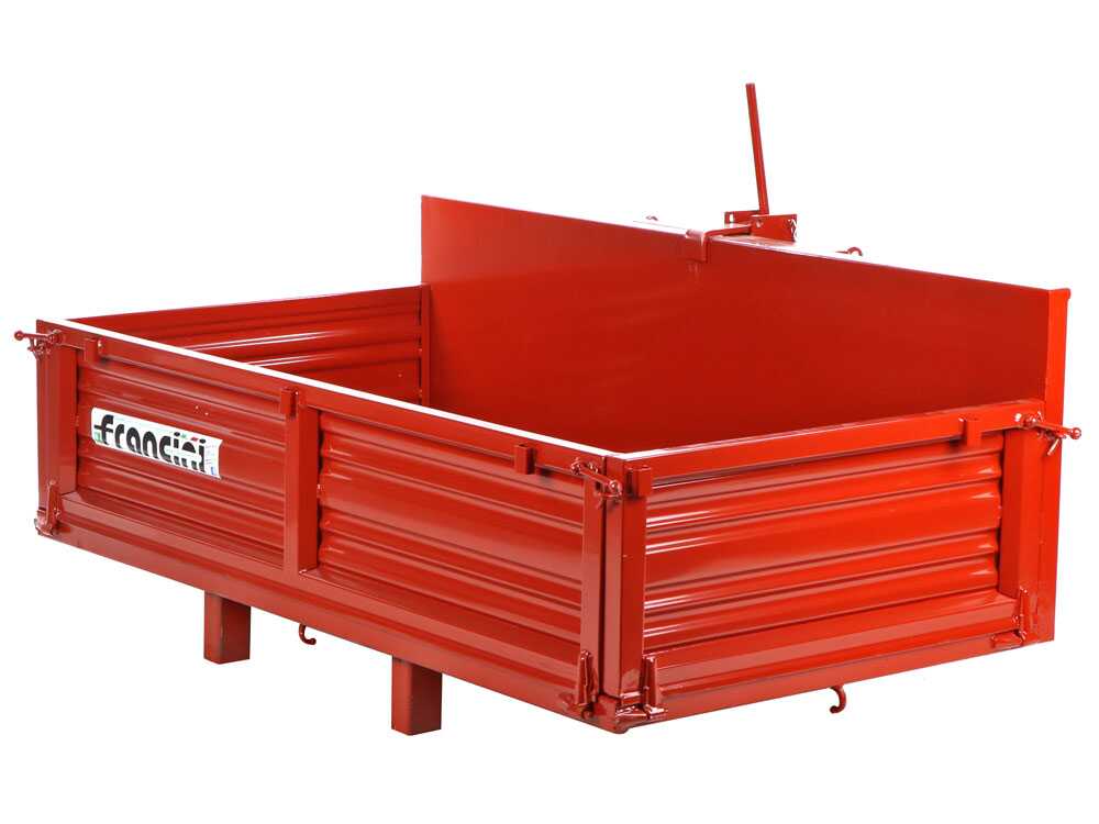 Francini P 150 — Benne basculante 3 ridelles ouvrantes