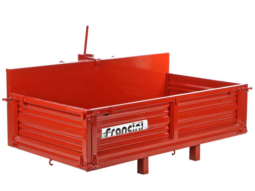 Francini P 150 — Benne basculante 3 ridelles ouvrantes