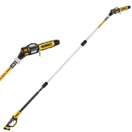 DeWalt DCMPS567P1-QW — Perche élagueuse à batterie 18V rallongeable