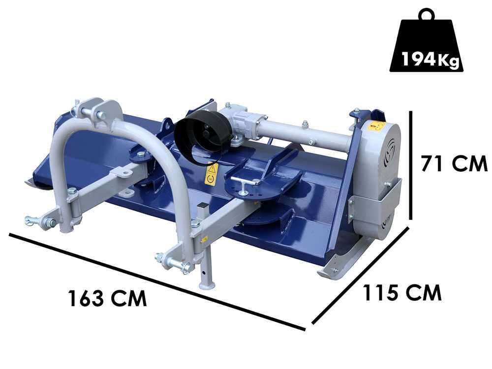 BullMach Ermes 145 S — Broyeur porté série légère déport manuel