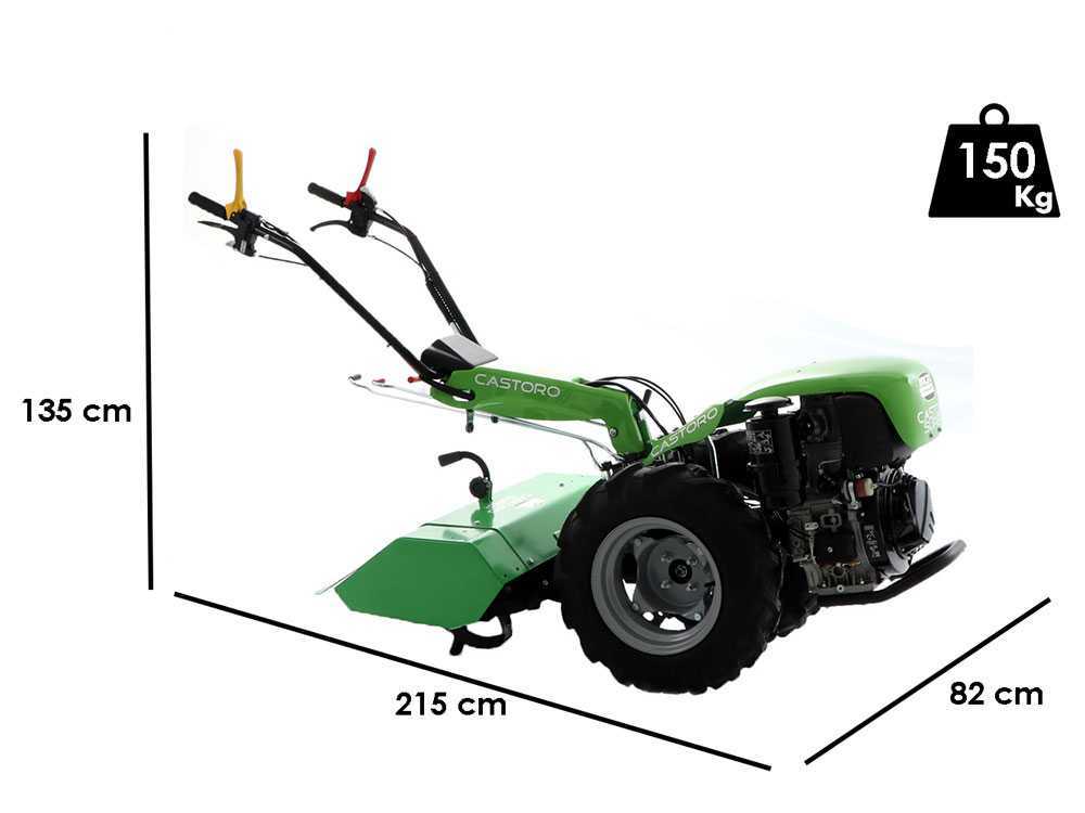 Lampacrescia MGM Castoro Super — Motoculteur diesel Kohler 12 CV