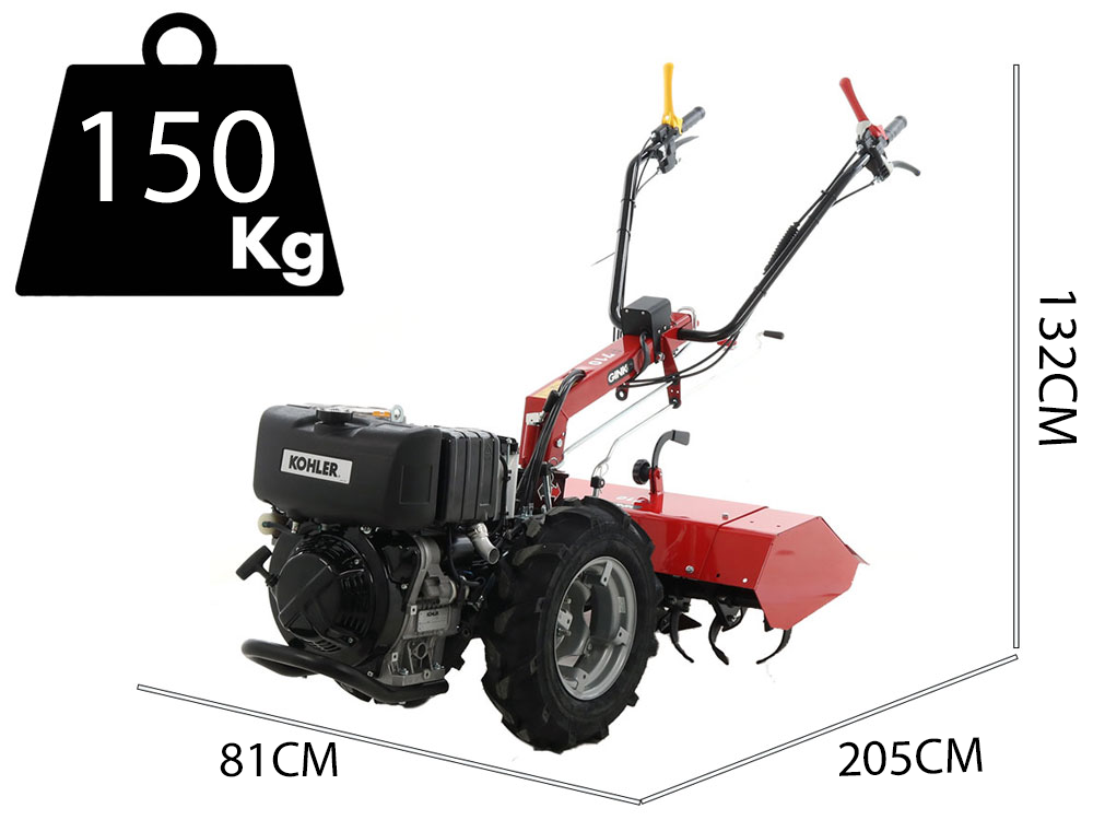 Ginko R710 EKO — Motoculteur diesel Kohler démarrage électrique