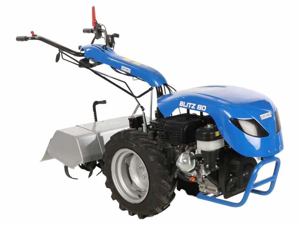 EuroMech Blitz 80 — Motoculteur essence 13 CV, mancherons réversibles