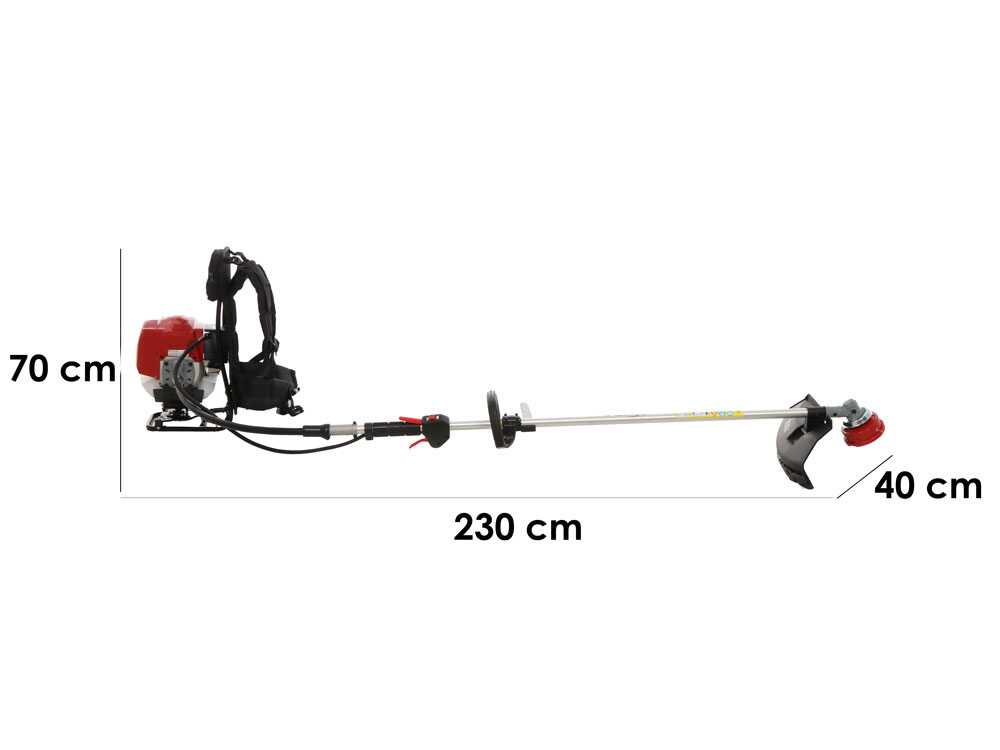 EuroMech ZHO 50C — Débroussailleuse à dos essence 4 temps Honda GX50