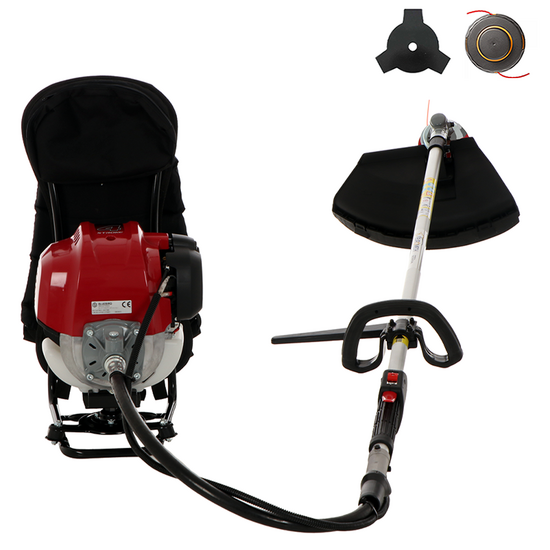 EuroMech ZHO 50C — Débroussailleuse à dos essence 4 temps Honda GX50