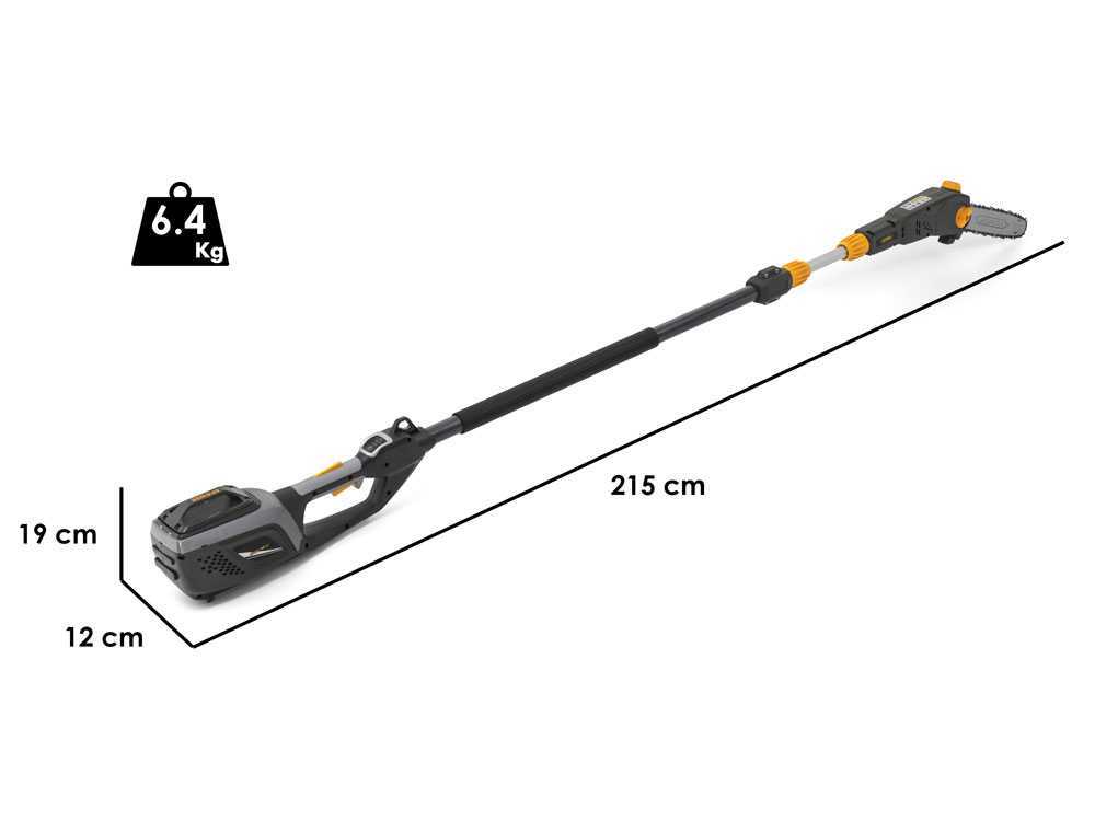 Alpina AMT48Li kit — Perche multifonction élagueuse et taille-haie 48V