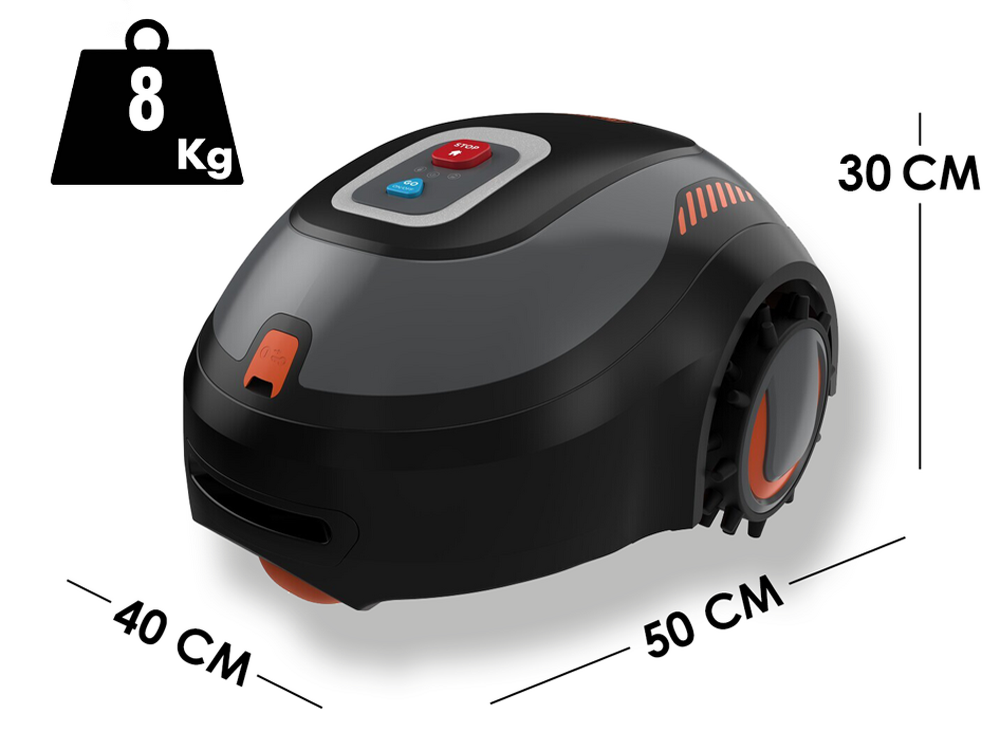 Black & Decker BCRMW122-QW — Robot tondeuse 700 m² avec fil