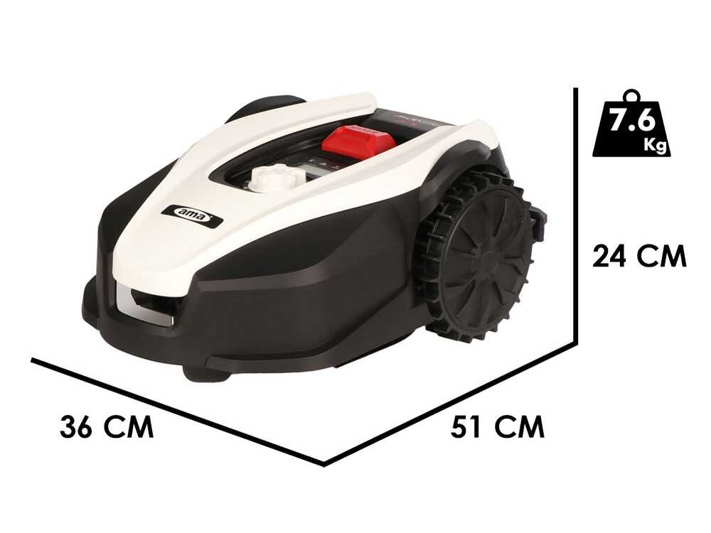 AMA Freemow RBA901 — Robot tondeuse 900 m², 4 zones