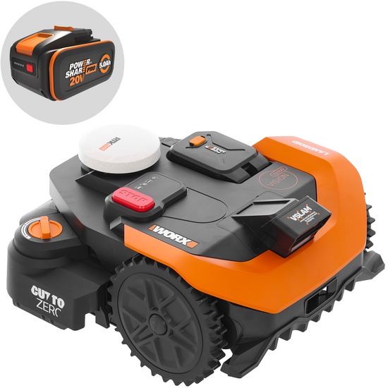 Worx Landroid Vision Cloud WR330E — Robot tondeuse sans installation