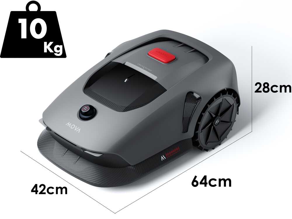 MOVA 600 KIT — Robot tondeuse sans fil périphérique + 81 lames