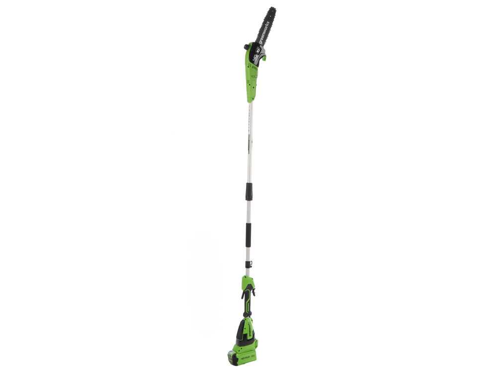 Greenworks GD40PSHK2 — Élagueuse et taille-haie sur perche 40V