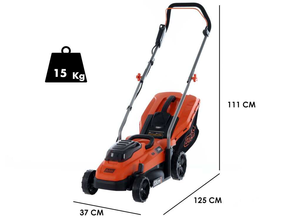 Black & Decker BCMW33184L2-QW — Tondeuse à batterie 36V + batterie 18V offerte