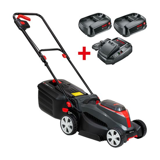 AL-KO 32.1 Easy — Tondeuse à batterie coupe 32 cm, 2 batteries