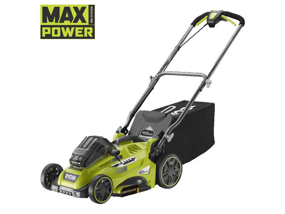 Ryobi RLM36X41H50PG — Tondeuse à batterie 36V coupe 40 cm