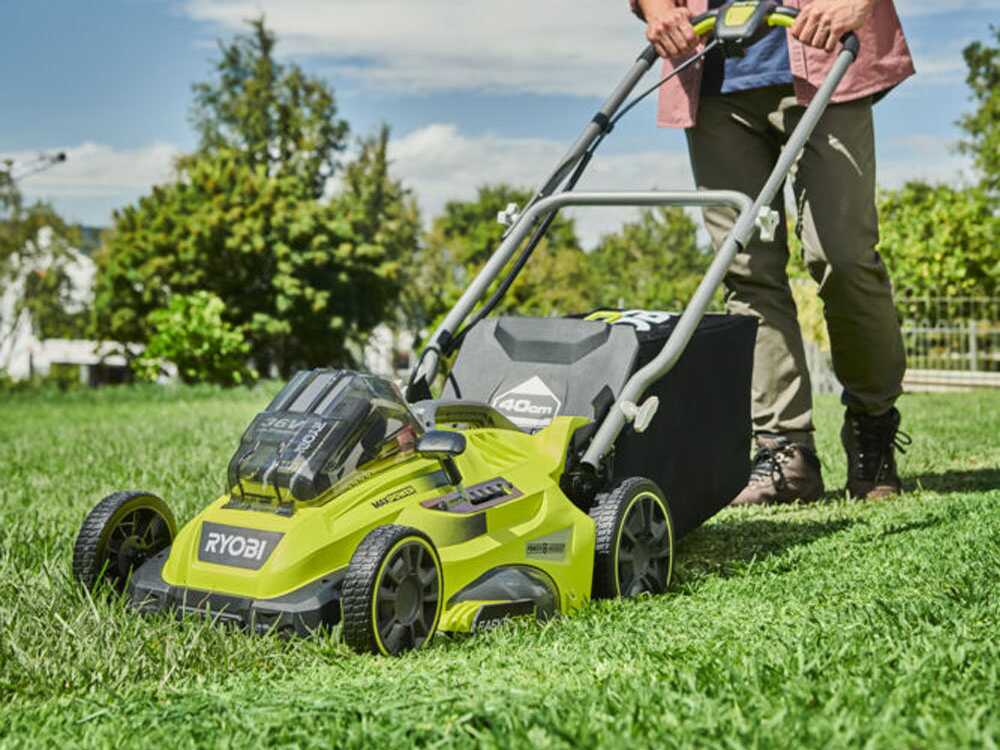 Ryobi RLM36X41H50PG — Tondeuse à batterie 36V coupe 40 cm