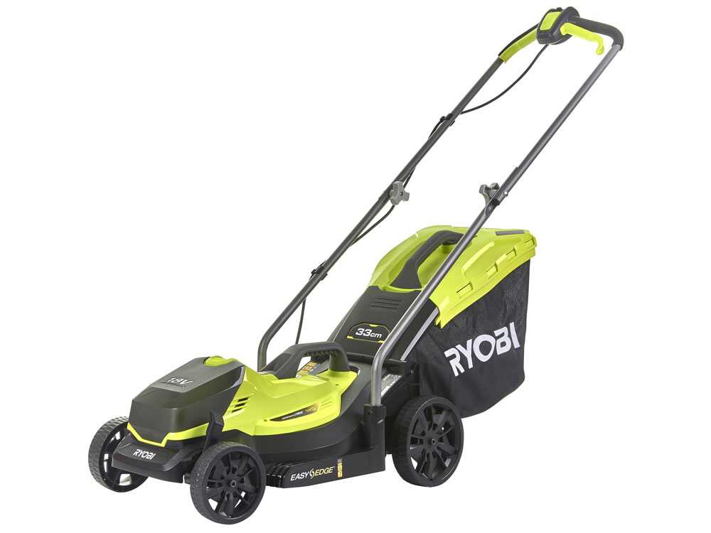 Ryobi RLM18X33B40 — Tondeuse à batterie 18V coupe 33 cm