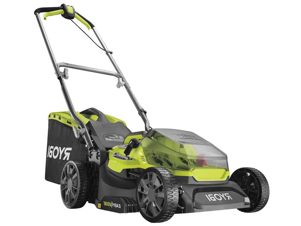 Ryobi RY18LMX37A-150 — Tondeuse à batterie 18V coupe 37 cm bac 45 L