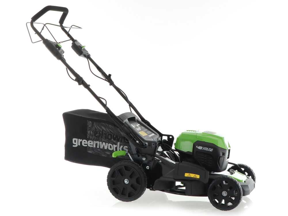 Greenworks GD48LM46SP — Tondeuse tractée à batterie 48V coupe 46 cm