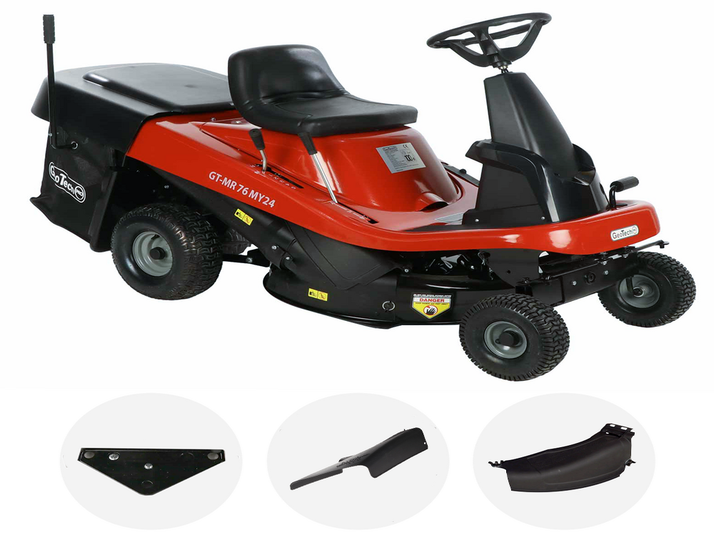 GeoTech-Pro GT-MR 76 — Tracteur tondeuse 432 cm³ coupe 76 cm