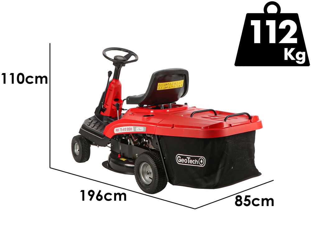 GeoTech RM 75-610 BSM — Mini-rider 224 cm³ boîte mécanique
