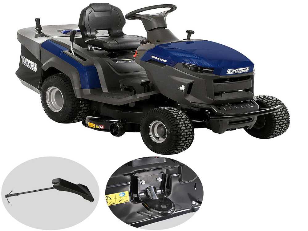 BullMach Pegaso 95-160 RMH — Autoportée hydrostatique bac 240 L