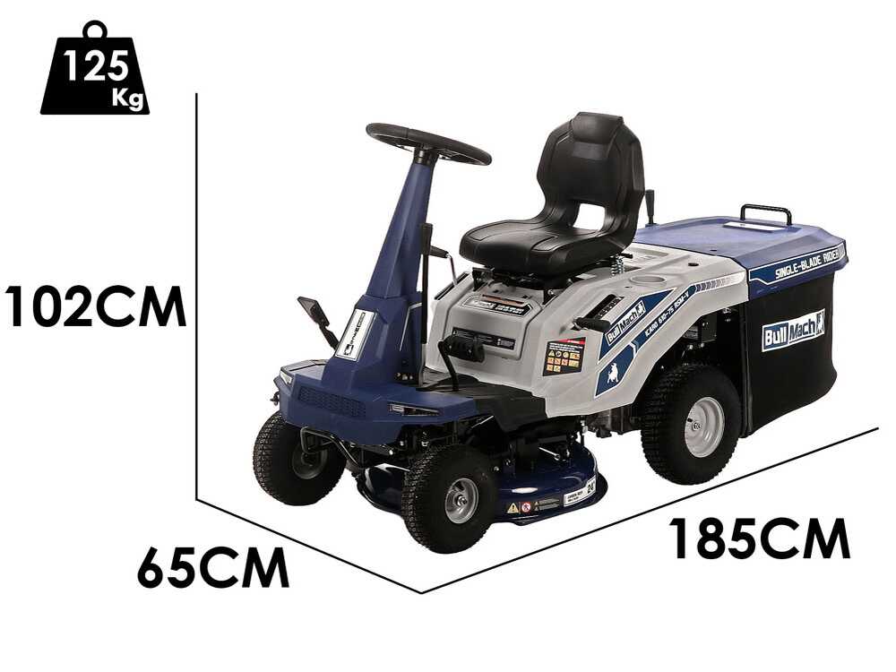 BullMach Icaro 610-75 RSM-V — Mini-rider 224 cm³ trois modes de coupe