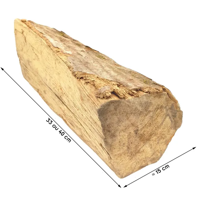 Bûches extra-sèches CHAP 40 cm — colis de 15 kg