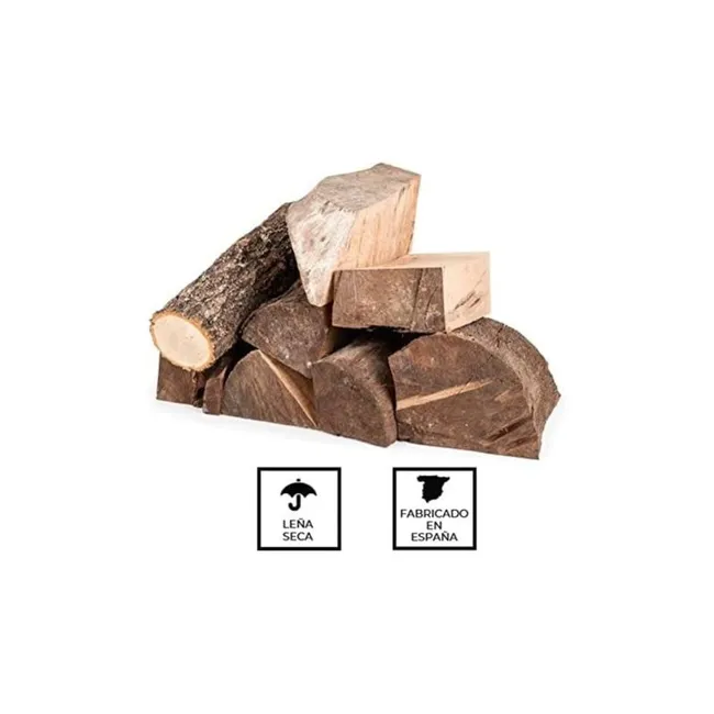 Bûches de chêne vert — carton de 40 kg