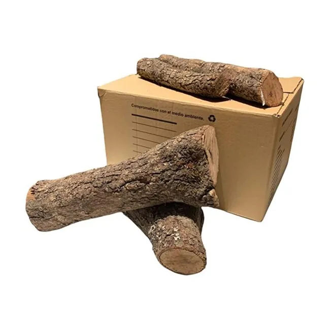 Bûches de chêne vert — carton de 40 kg