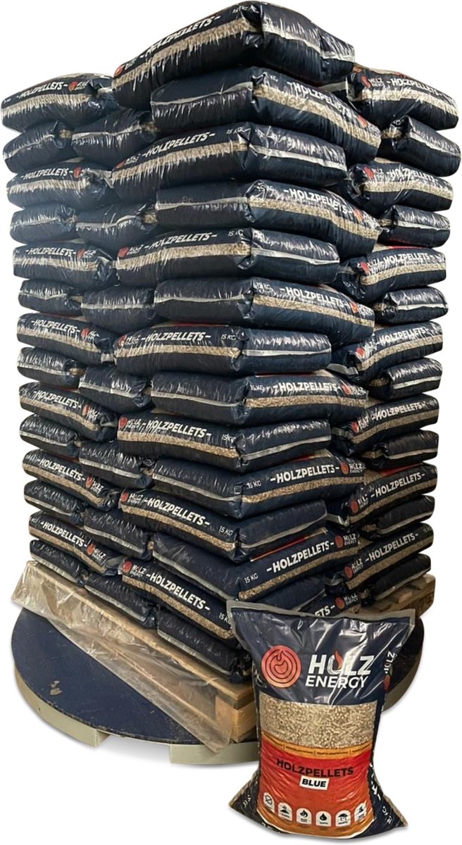 Granulés Holz conifères — palette de 70 sacs (1050 kg)