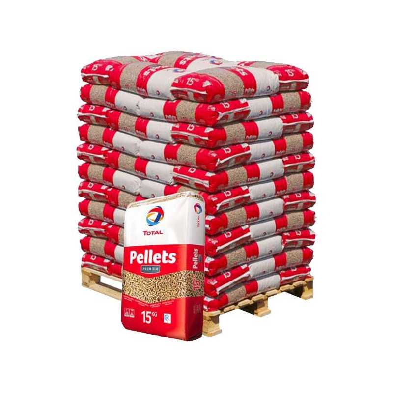 Granulés TotalEnergies Premium — palette de 66 sacs (990 kg)