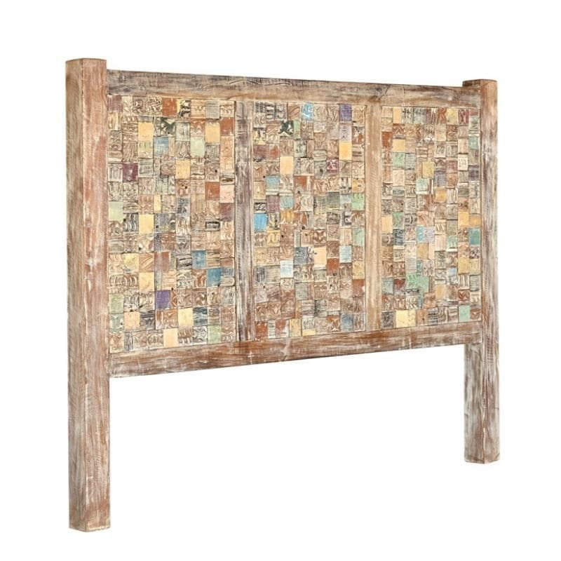 Tête de lit mosaïque bois MOZAIK 160 cm
