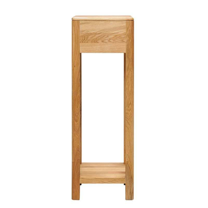 Bout de canapé chêne massif 1 tiroir OSLO 30 cm