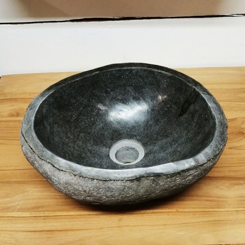 Lave-mains galet à poser STONE 30-40 cm